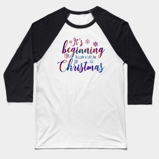 It's Beginning To Look a Lot Like Christmas Baseball T-Shirt